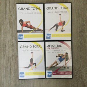 Bundle of 4 Tracie Long Studio Series Workout Fitness Exercise DVDs